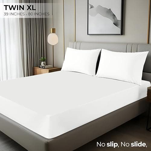 Utopia Bedding Twin XL Fitted Sheet - Bottom Sheet - Deep Pocket - Soft Microfiber - Shrinkage and Fade Resistant - Easy Care -1 Fitted Sheet Only (White) thumbnail 2