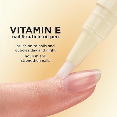 Sally Hansen Vitamin E Nail & Cuticle Treatment Pen | Hydrates and Conditions Dry Nails | Nourishing Formula with Apricot Oil | Smooth, Healthy-Looking Nails | Easy, Mess-Free Nail Care on the Go thumbnail 4