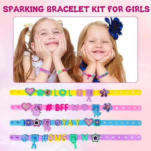Dupamind Friendship Bracelet Making Kit for Girls, Christmas Gifts Art & Craft Kits for Kids, DIY Jewelry Making Kit, Birthday Present for Ages 4-12, Toy for Age 4, 5, 6, 7, 8, 9, 10, 11, 12 Years Old thumbnail 6