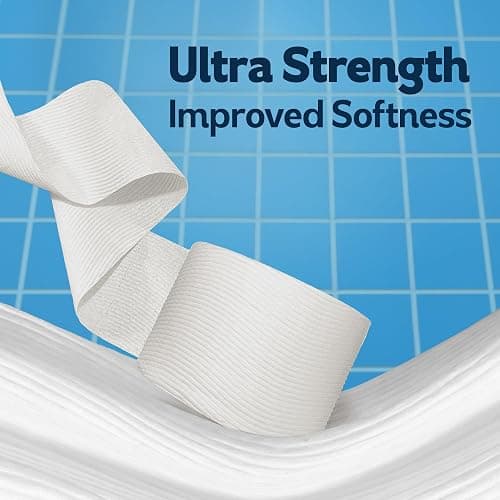 Cottonelle Ultra Clean Toilet Paper with Active CleaningRipples Texture, Strong Bath Tissue, 24 Family Mega Rolls = 132 Regular Rolls (4 Packs of 6) thumbnail 2