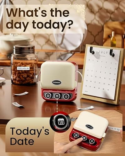 Phomemo P15 Ribbon Label Printer, Custom Text/Icon Mini Bluetooth Portable Label Maker Machine with Tape for Gift Wrap, Mother’s Day Decorations, Cloth Tag, DIY Crafts, Wedding Bouquets, Party Favors thumbnail 7