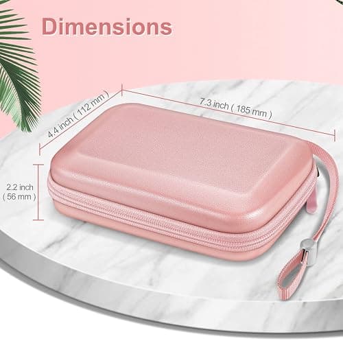 FINTIE Etui pour Nintendo 2DS XL / 3DS & XL & LL - Housse Rangement Anti-Choc Sac de Transport avec Porte-Cartes de Jeu et Dragonne, thumbnail 7