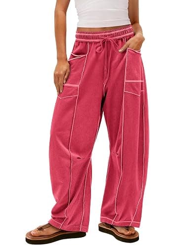 Yanekop Women's Baggy Wide Leg Palazzo Pants - Image 1