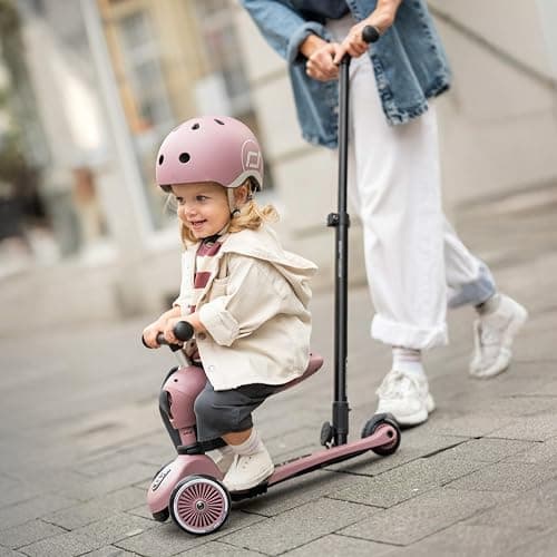 Scoot & Ride Highwaykick 1 Push and Go Kickboard mit Sitz Kinderroller Scooter 2in1 Laufrad mit Lenkstange ab 1 2 Jahren mitwachsend Höhenverstellbar werkzeuglos thumbnail 7