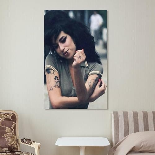 Amy Winehouse Leinwand-Poster, Wandkunst, Dekordruck, Gemälde, Wohnzimmer, Schlafzimmer, Dekoration, 30 x 45 cm thumbnail 7