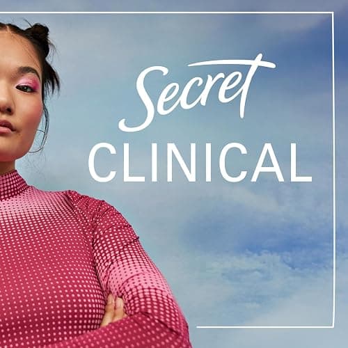 Secret Clinical Strength 100HR Sweat & Odor, Clear Gel Antiperspirant Deodorant for Women, 3X Stress Protection with Hyaluronic Acid, PH Balancing Minerals, Completely Clean Scent, 2.6 oz thumbnail 8