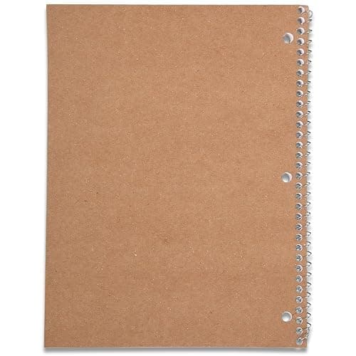 Five Star Spiral Notebook, 1 Subject, Wide Ruled Paper, 100 Sheets, 10-1/2" x 8" Sheet Size, Royal Purple (38735) thumbnail 2