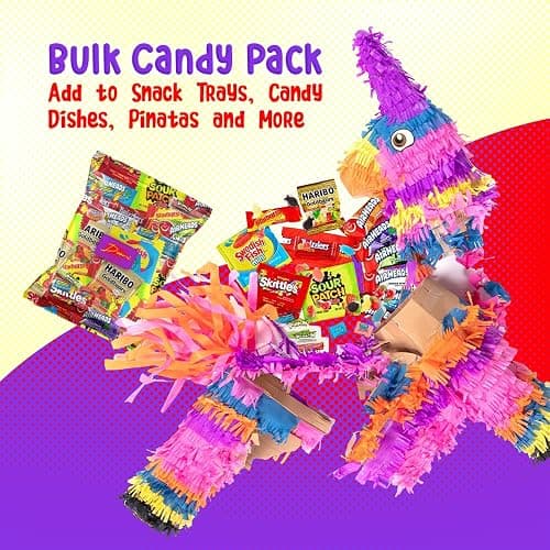 Bulk Assorted Fruit Candy - Starburst, Skittles, Fish, Air Heads, Jolly Rancher, Sour Punch, Gold-Bears Gummi Bears & Twizzlers, Candy's, Pops, Dots, (32 Oz Variety Pack) (Candies may vary) thumbnail 6