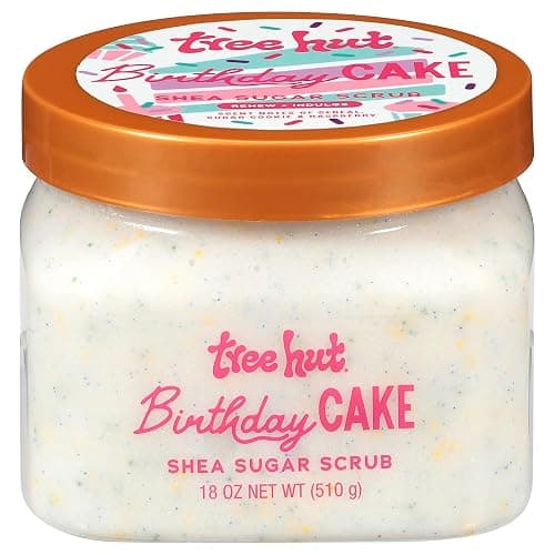 Tree Hut Exfoliating Shea Sugar Scrub Birthday Cake, 18 oz - Image 1