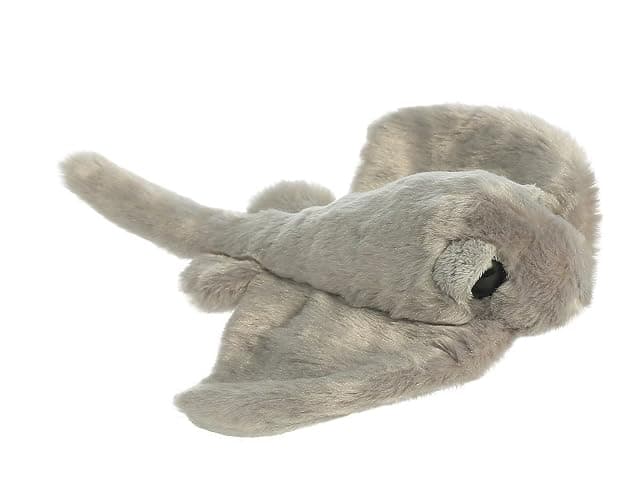 Aurora® Adorable Mini Flopsie™ Sting Ray Stuffed Animal - Mini Companions Ready for Playful Adventures - for Kids All Ages, Toddlers, Adults, and Families - Gray 10.5 Inches - Image 1