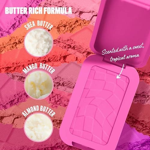 NYX PROFESSIONAL MAKEUP Buttermelt Powder Blush, Fade and Transfer-Resistant Blush, Up to 12HR Make Up Wear, Vegan Formula - My Butta Half thumbnail 2