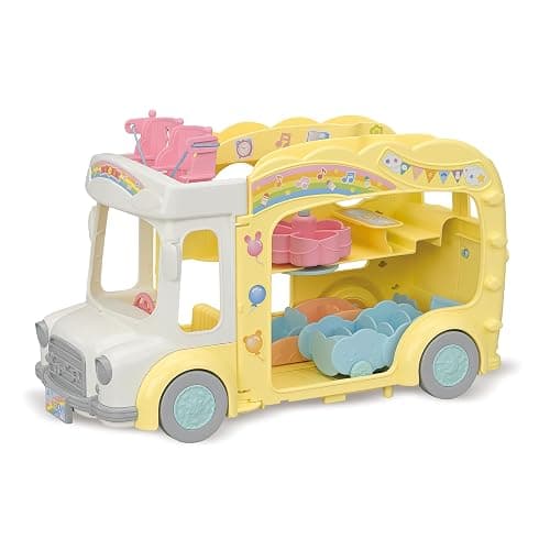Calico Critters Rainbow Fun Nursery Bus - Image 1