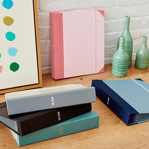 The Folio® Important Document Organizer by Savor | Binder with Guided Labels, Acid-Free File Folder Organizer with 10 Pockets, Document Holder for Home Records, Legal and Medical Papers (Pink) thumbnail 6