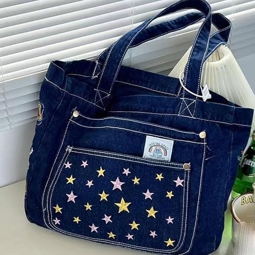Ethbox Cowboy Aesthetics Women's Handbag, Large Capacity Work Bag, Y2K Bag thumbnail 4