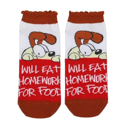 Bioworld Garfield Cattitude Women's 5-Pair Ankle Socks thumbnail 4