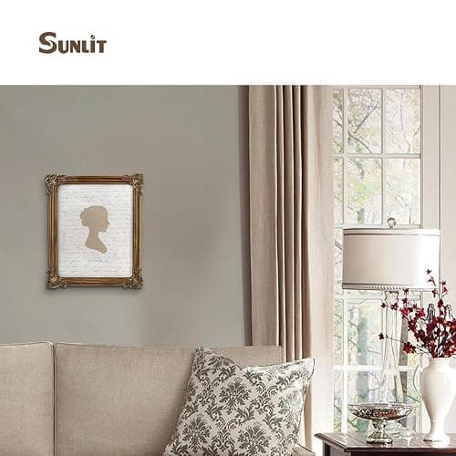 Sunlit Vintage Picture Frame 8x10 Inch, Luxury Antique Photo Frames with Glass Front, Photo Display, Tabletop Wall Hanging, Gift Ideas, Bronze thumbnail 7