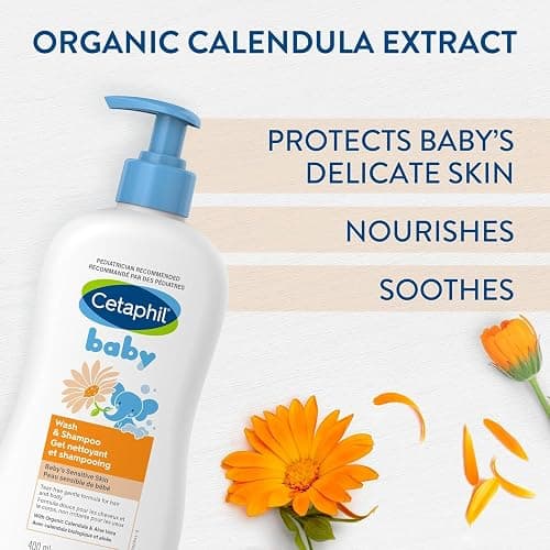 Cetaphil Baby Gift Pack - Baby Skincare Essentials - Paraben, Colourant and Mineral Oil Free, 3 Count (Pack of 1) thumbnail 6