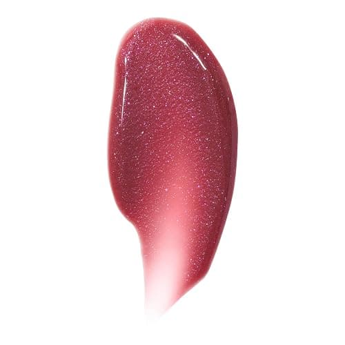 e.l.f. Glow Reviver Lip Oil, Nourishing and Hydrating with High-Shine Glimmer Finish & Sheer Wash Of Color, Minty Scent, Non-Sticky, Vegan & Cruelty-free, Divine Wine thumbnail 2