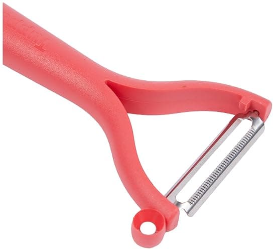 TUPPERWARE D119 Universalschäler Schäler rot Sparschäler Spargel, 14 cm thumbnail 3