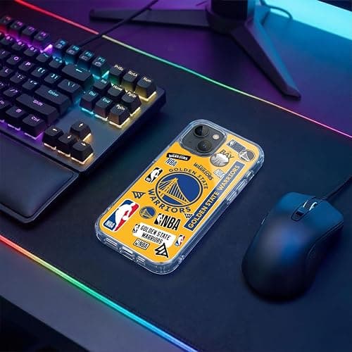Head Case Designs Officially Licensed NBA Sticker Collage Golden State Warriors Gel Case [Military Grade Protection] Compatible with Apple iPhone 15 and Compatible with MagSafe thumbnail 6