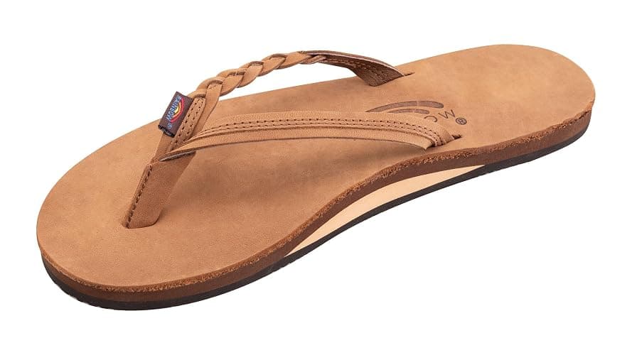 Rainbow Sandals Women’s Flirty Braidy Premier Leather w/Single Braided Strap - Image 1