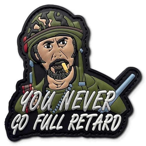 Jestik PVC Patch, Funny Patches, Humorous Tactical Morale Patch with Hook and Loop Fastener, Cute Patches for Backpacks, Military Uniforms, Jeans, Jackets, Vests, Hats & More - Never Go Full - Image 1