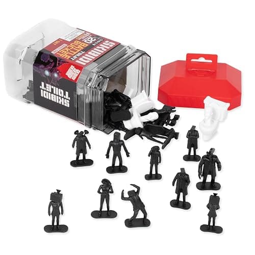 SKIBIDI Toilet Battle Bucket, Collectible Figures, Officially Licensed Toilet Merch thumbnail 6