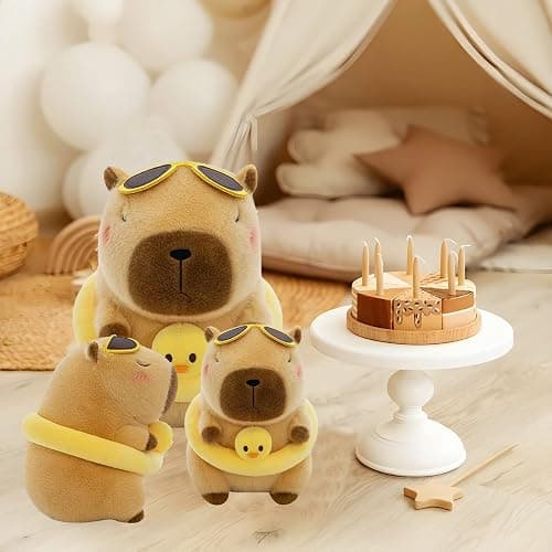 Pazoiaa Cute Capybara Plush, 10 Inch Capybara Stuffed Animal Kawaii Soft Capybara Doll Pillow Gifts for Boys Girls thumbnail 7
