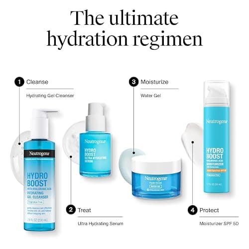 Neutrogena Hydro Boost Water Gel Face Moisturizer Starter Kit, includes Refillable Jar + Refill Pod, with Hyaluronic Acid for a Burst of Hydration & Dewy Skin, 1.7 oz Each thumbnail 11