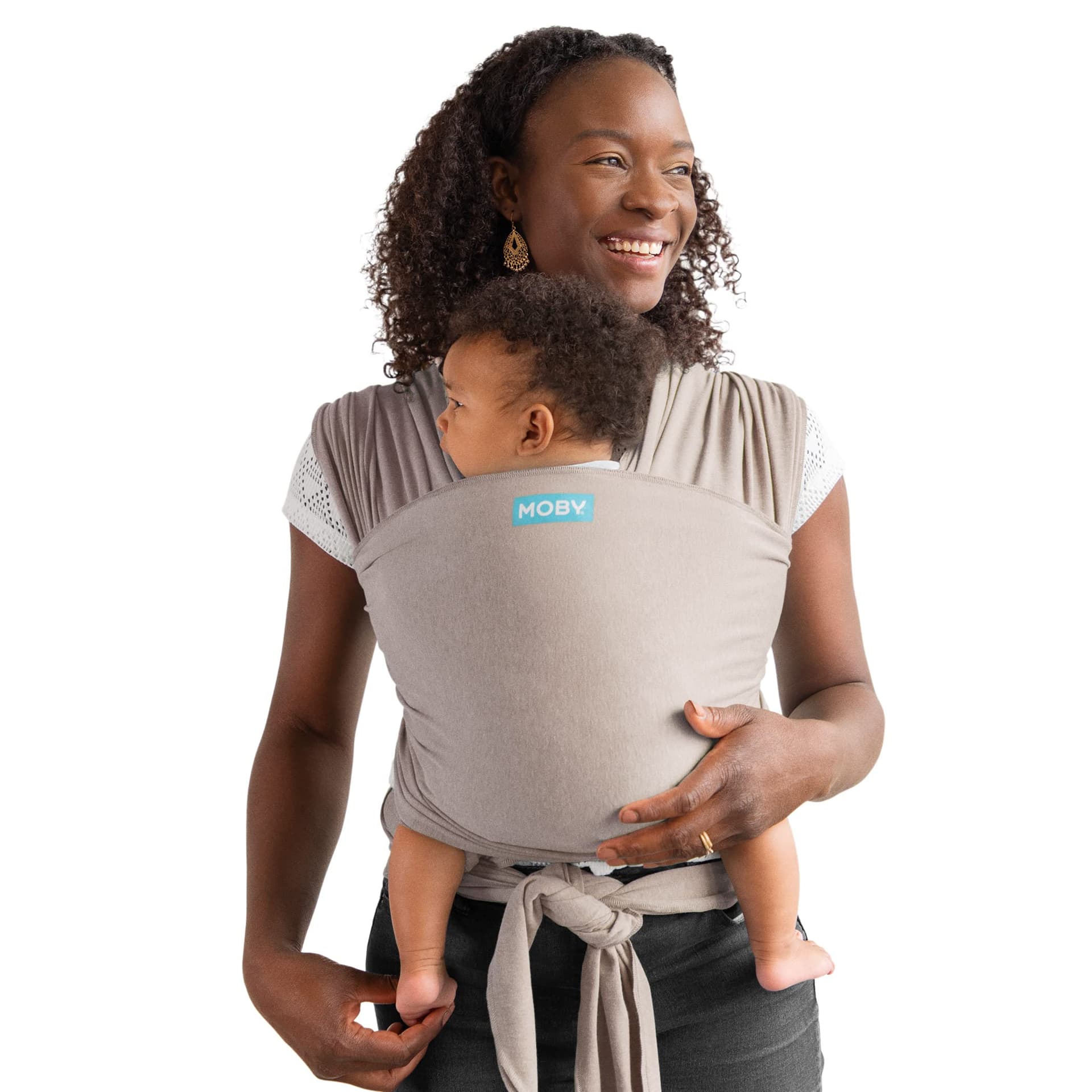 Moby Elements Wrap Carrier, Taupe - Taupe thumbnail 5