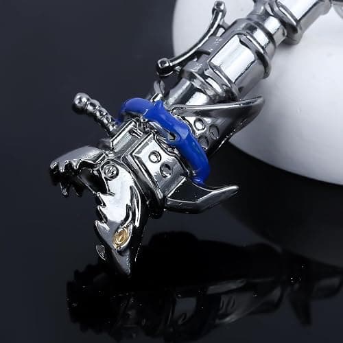 SONGCHANGJEWELRY Cyberpunk Rock Lolita Cool Weapon Keychain - Horror Excitement Anime Movie Merchandise - Shark Rocket Launcher Designs thumbnail 3