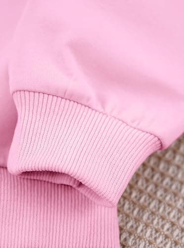 Ecolala Girls Cute Graphic Crewneck Sweatshirt Long Sleeve Drop Shoulder Pullover Tops thumbnail 3