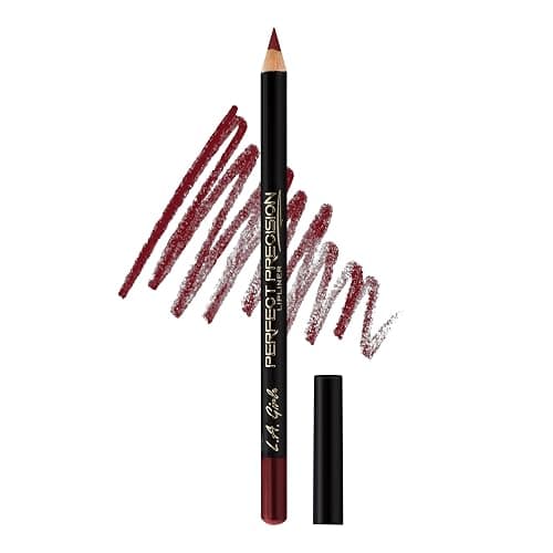 L.A. Girl PERFECT PRECISION LIPLINER, Deep Red GP721 - Rich Colour Lip Pencil for Defining, Lining and Shaping Lips - Smooth, Long-Lasting, Easy to Apply - Image 1