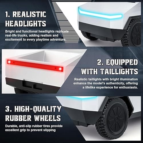 Gralima Remote Control Car 2.4GHz RC Truck for Boys, Electric Vehicle Truck Toys for Kids, Birthday Gifts for Kids thumbnail 5