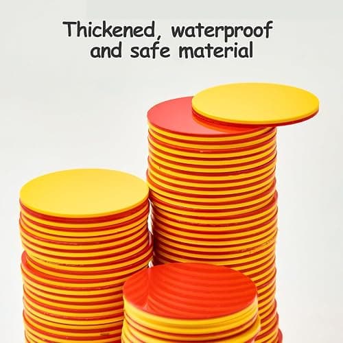 stochastic box Counters for Kids Math 800 pcs Plastic Two-Color Red and Yellow Counter,Double Sided Counters Educational Toys to Help Kids Learn thumbnail 5