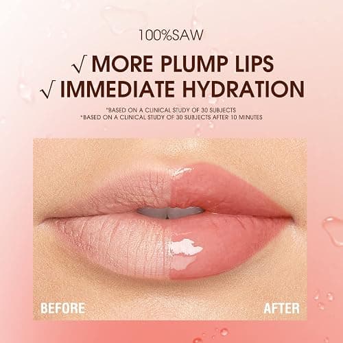 Plumping Lip Oil 4 Packs Hydrating Lip Glow Oil Fruit Extract Lip Gloss Moisturizing Lip Balm and Tinting for Dry Lips thumbnail 2