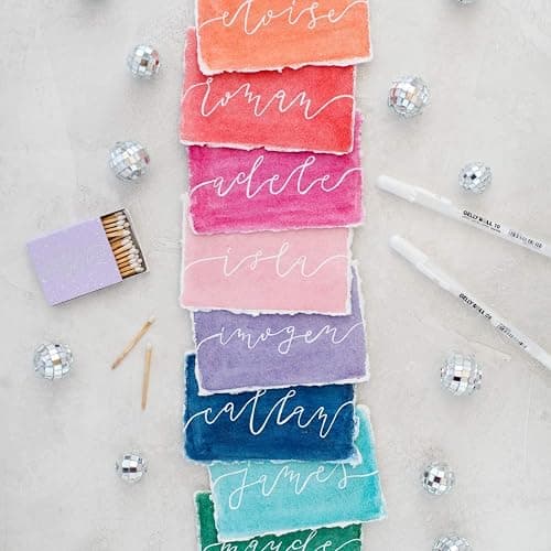 SAKURA Gelly Roll Classic Gel Pens, Opaque White Ink, Ass't Tips 05/08/10, 6 PK 57461 thumbnail 2