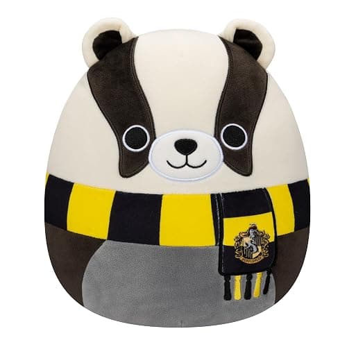 Squishmallows Original Harry Potter 10-Inch Hufflepuff Badger Plush - Medium-Sized Ultrasoft Official Jazwares Plush - Image 1