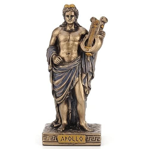 Veronese Design Greek Gods Miniature Figurine (Apollo, Bronze) - Image 1