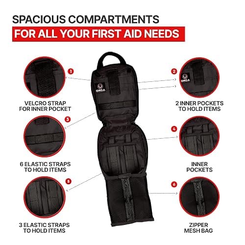Orca Tactical MOLLE Rip Away EMT First Aid IFAK Pouch Medical Empty Bag thumbnail 4