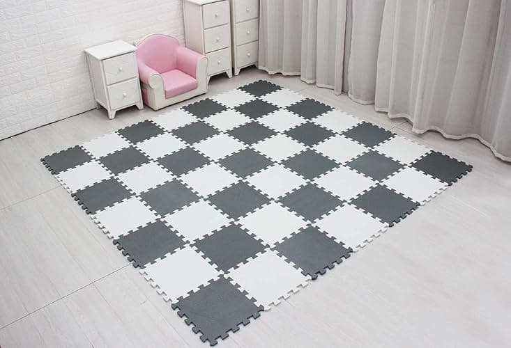 meiqicool 18 Foam Mats Toy Ideal Gift,Colorful Tiles Multi Use,Create & Build A Safe Play Area Interlocking Puzzle eva Non-Toxic Floor for Children Toddler Infant Kids Baby Room & Yard Superyard 0112 thumbnail 6