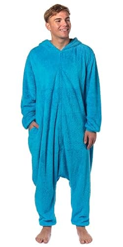 Sesame Street Character Union Suit Kigurumi Hooded One Piece Footless Fleece Pajama thumbnail 4