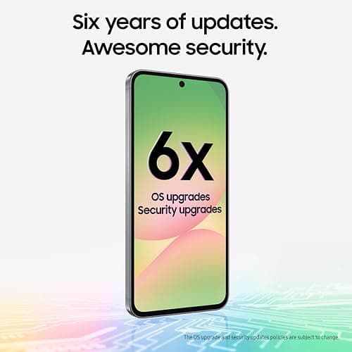 Samsung Galaxy A56 5G Cell Phone, 128GB AI Smartphone, Unlocked Android, AI Photo Edits, Large Screen, Long Battery Life, 2025, US 1 Yr Manufacturer Warranty, Awesome LightGray thumbnail 9
