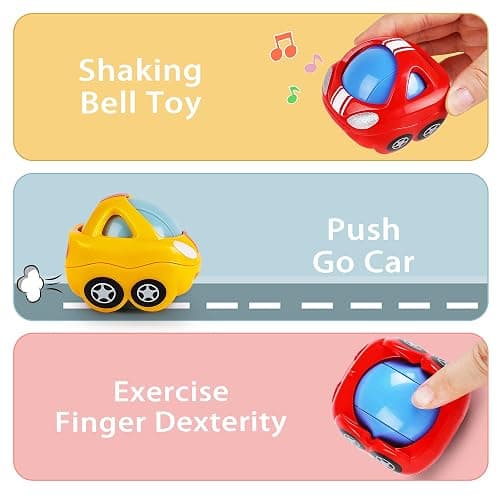 iPlay, iLearn Baby Toy Train, Infant Soft Cars for 6-12 Month Boy, Musical Push N Go Truck, Toddler Sensory Ball Rattle, Development Grasp Babies Birthday Gift 7 8 9 10 11 18 Month 1 2 Year Old Girl thumbnail 5