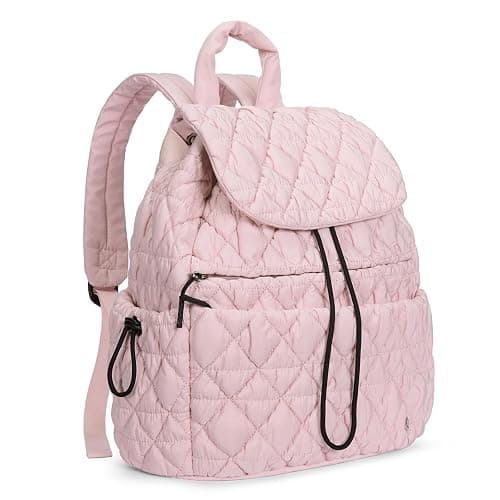 CLUCI Puffy Quilted Backpack Purse for Women, Casual Lightweight Daypack for Women Travel | Purse, Casual, Lightweight, Travel thumbnail 6