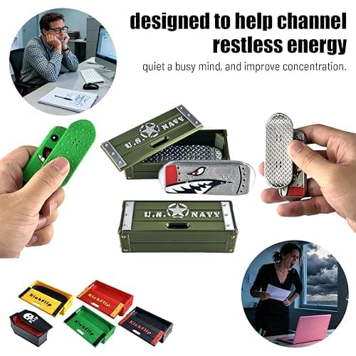 OG KickFlips Flipping Fidget Toy for Adults,Magnetik Fingerboard,Skateboard Slider Fidget,with Storage Crat Portable Toy thumbnail 6