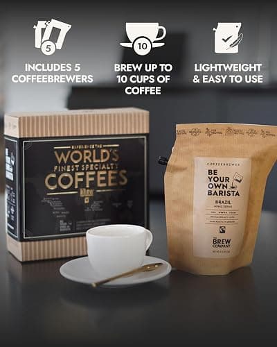 Original Gourmet Coffee Gift Set for Men & Women – 5 of the World’s Finest Single Estate Specialty & Organic Coffees | Brew & Enjoy Anytime, Anywhere | Hamper Style Letterbox Gift Idea for Him & Her thumbnail 6