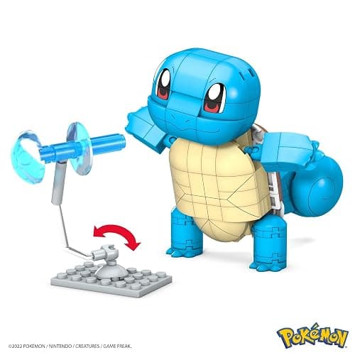 MEGA Pokémon Building Toys Set Build & Show Squirtle with 199 Pieces, Articulated and Poseable, 4 Inches Tall, for Kids thumbnail 6