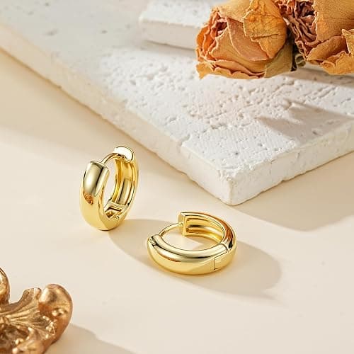 Ritach Chunky Gold Earrings for Women Trendy Big Gold Statement Knot Dangle Earrings Fashion Lightweight Hypoallergenic Jewelry Set thumbnail 5