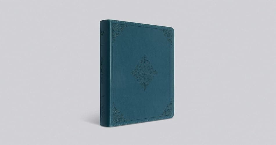 ESV Journaling Bible (TruTone, Deep Teal, Fleur-de-lis Design): Holy Bible, English Standard Version thumbnail 2